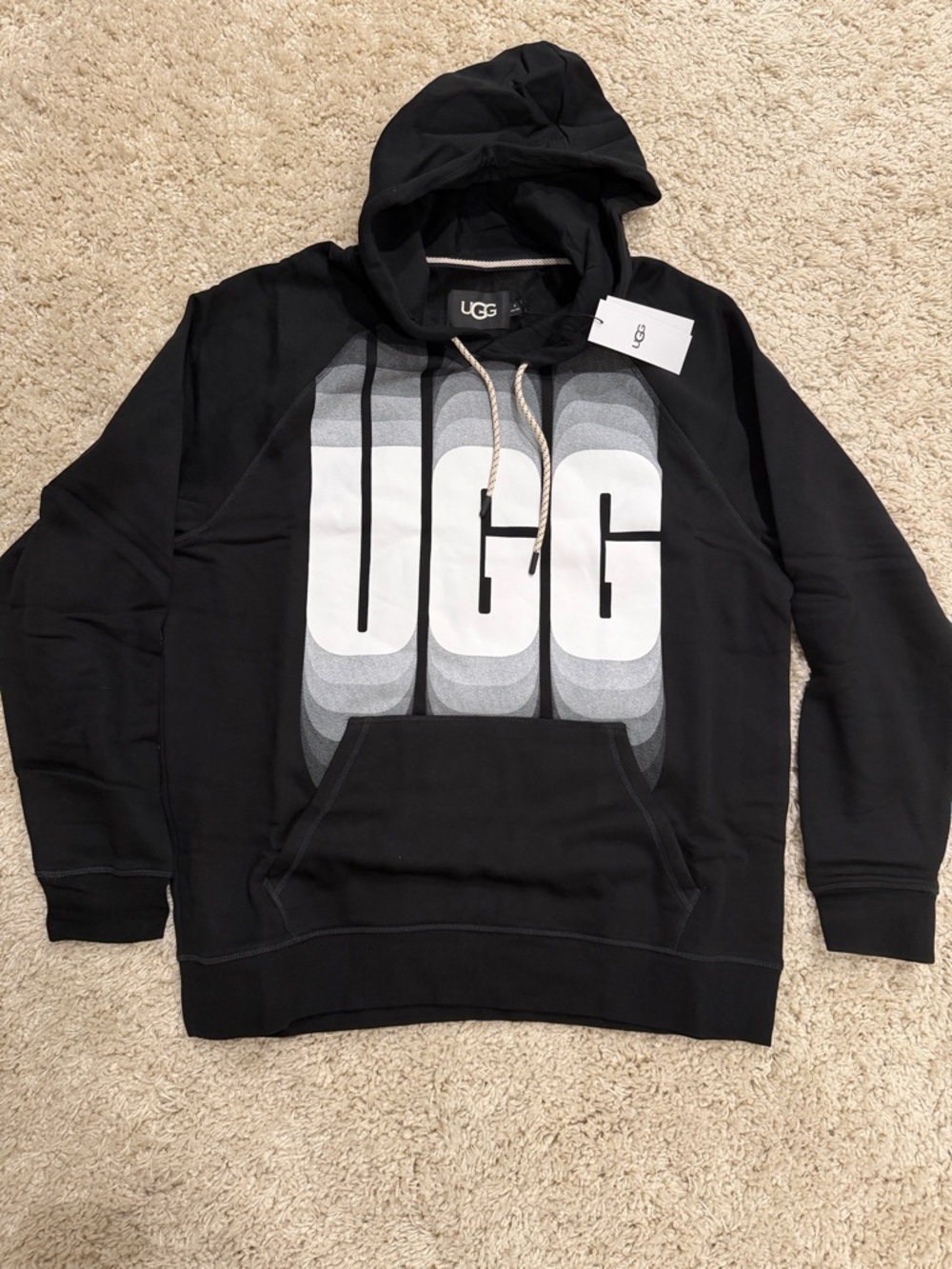New Ugg Terrance hoodie XL black